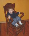 Grandson on the Dalton Chair
